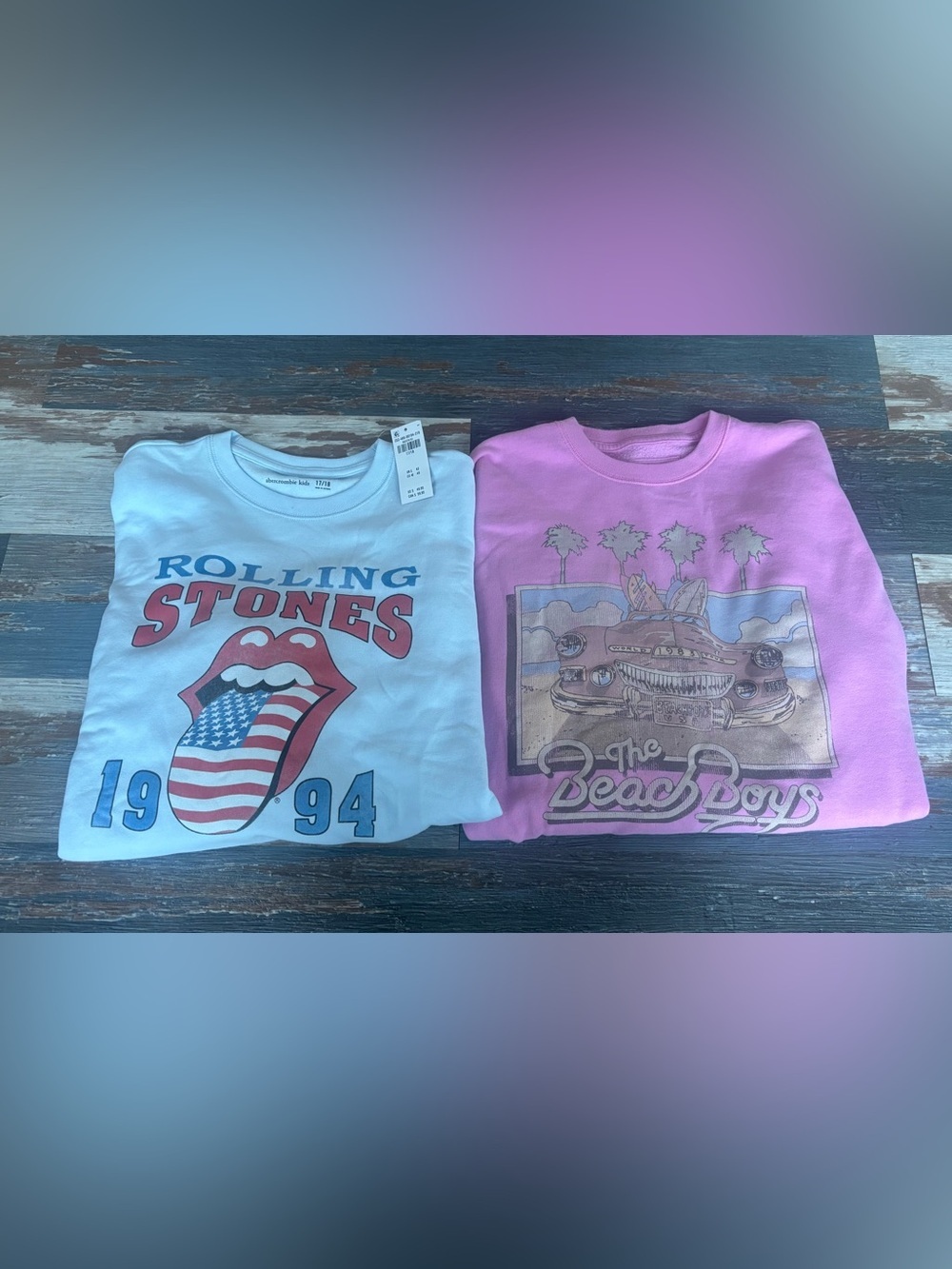 Abercrombie girls sweatshirts lot of 2 size 17/18